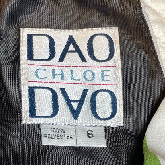 Dao by Chloe Dao | Geo Print Multicolor Floral Halter MidiDress | Women’s Size 6 - Picture 5 of 10
